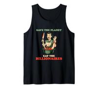 Save The Planet, eat The Billionaires Vintage Tank Top