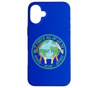 Save the Planet Hands Recycle Earth Day Environmental Case for iPhone 16 Plus