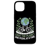 Save the Planet One Pedal at a Time Bike Commuting Case for iPhone 13