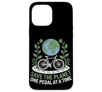 Save the Planet One Pedal at a Time Bike Commuting Case for iPhone 13 Pro Max