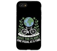 Save the Planet One Pedal at a Time Bike Commuting Case for iPhone SE (2020) / 7 / 8