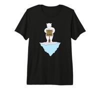 Save The Planet Polar Bear on Ice Floe Premium T-Shirt