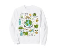 Save the Planet recycling Earth Day Sweatshirt