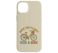 Save The Planet Ride A Bike Vintage Bicycle Eco Cyclist Case for iPhone 14 Plus