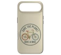 Save The Planet Ride A Bike Vintage Bicycle Eco Cyclist Case for iPhone Air