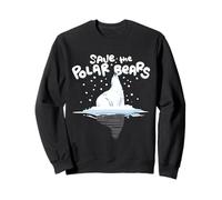 Save the Polar Bears Climate Awareness Earth Day Sweatshirt