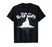 Save The Polar Bears Climate Awareness Earth Day T-Shirt