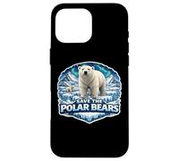 Save The Polar Bears Lover Earth Day Environment Ecology Fan Case for iPhone 16 Pro Max