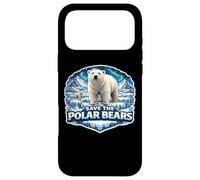 Save The Polar Bears Lover Earth Day Environment Ecology Fan Case for iPhone 17 Pro Max