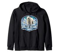 Save The Polar Bears Lover Earth Day Environment Ecology Fan Zip Hoodie
