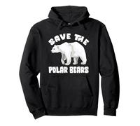 Save The Polar Bears Species Conservationist Pullover Hoodie