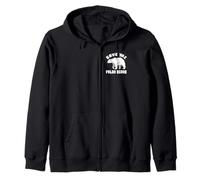 Save The Polar Bears Species Conservationist Zip Hoodie