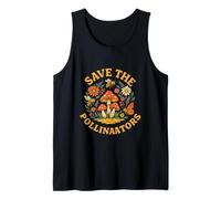 Save The Pollinators Bee Wildflower Retro Tank Top