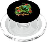 Save the Rainforest Chameleon PopSockets PopGrip for MagSafe