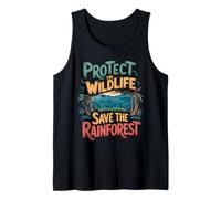 Save The Rainforest Eco Awareness Design Tank Top