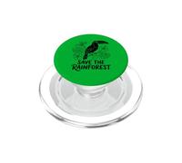 Save The Rainforest Toucan Tropical Bird Conservation PopSockets PopGrip for MagSafe