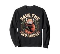 Save the Red Pandas Wildlife Conservation Animal Sweatshirt