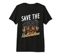 Save THE Rottweilers Rescue Awareness Premium T-Shirt
