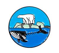 Save The Sea Lapel Pin Badge,Marine Animal Badge,Environmentalism Badge - for Aesthetic Clothes,Clothing Pins,Cartoon Jewelry for Girls, riferimento alla descrizione, enamel plating and alloy