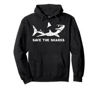 Save The Sharks Shark Conservation Lover Ocean Week Support Pullover Hoodie