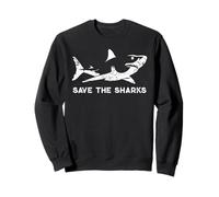 Save The Sharks Shark Conservation Lover Ocean Week Support Sweatshirt