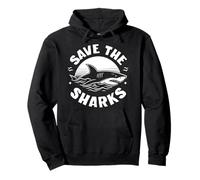 Save The Sharks Shark Conservation Shark Lover Pullover Hoodie