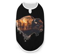 Save The Sky Bisons Dog Shirt Sleeveless Pet Clothes Summer T-Shirts Tank Top for Small Puppy Cat
