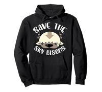 Save The Sky Bisons Funny Bison Anime Kawaii Pullover Hoodie