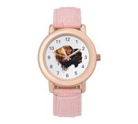 Save The Sky Bisons Wrist Watches for Women Men Quartz Stainless Steel Watch Easy to Read