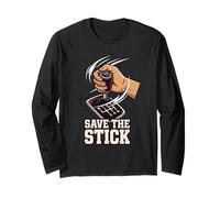 Save The Stick Shift Manual Transmission Car Driver Long Sleeve T-Shirt