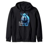 Save the Sumatran Rhinos Zip Hoodie