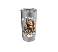 Save The Sumatran Tiger Stainless Steel Insulated Tumbler