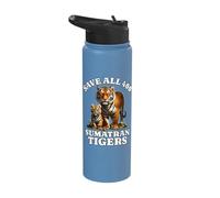 Save The Sumatran Tiger Stainless Steel Insulated Water Bottle