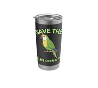 Save The Sun Conure Cute Vibrant Parrot Advocate Stainless Steel Insulated Tumbler