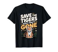 Save the Tigers Before They're Gone Conservation T-Shirt