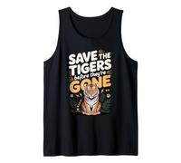 Save the Tigers Before They're Gone Conservation Tank Top