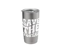 Save The Tortas, Funny Quote Groovy Stainless Steel Insulated Tumbler