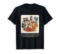 Save The Trees Animal Protest Design T-Shirt