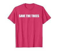 Save the Trees T-Shirt, Men, Red Heather, X-Large