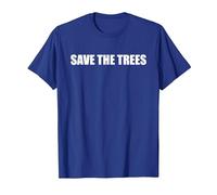 Save the Trees T-Shirt, Men, Royal Blue, 3X-Large