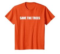 Save the Trees T-Shirt, Youth, Orange, 4T