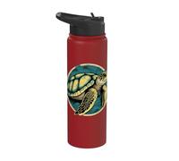Save The Turtles Ocean Awareness Stainless Steel Insulated Water Bottle