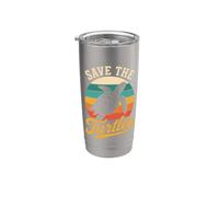 Save The Turtles Ocean Wildlife Conservation Stainless Steel Insulated Tumbler