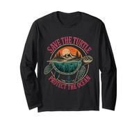Save the Turtles Save the Ocean Environmental Care Awareness Long Sleeve T-Shirt