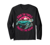 Save the Turtles Save the Ocean Environmental Care Awareness Long Sleeve T-Shirt