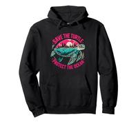 Save the Turtles Save the Ocean Environmental Care Awareness Pullover Hoodie
