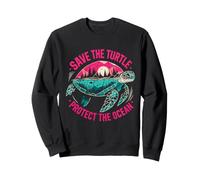 Save the Turtles Save the Ocean Environmental Care Awareness Sweatshirt