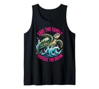 Save the Turtles Save the Ocean Environmental Care Awareness Tank Top