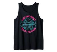Save the Turtles Save the Ocean Environmental Care Awareness Tank Top