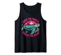 Save the Turtles Save the Ocean Environmental Care Awareness Tank Top